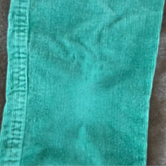 Mini Boden Girls Green Skinny Corduroy Pants/ Trousers with Back Pockets Size 7 - Picture 8 of 11